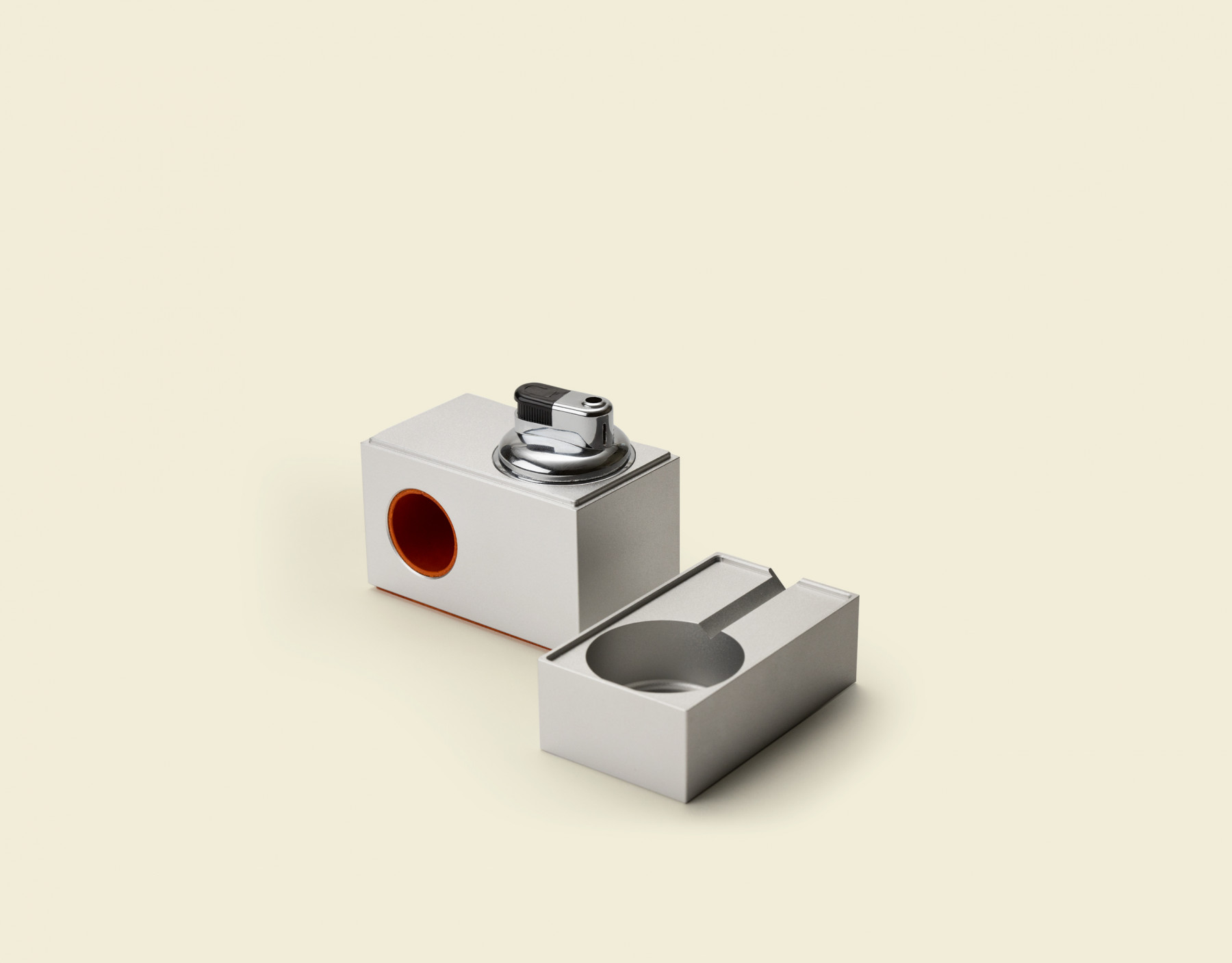 Houseplant Block Table Lighter Surface Design Dose