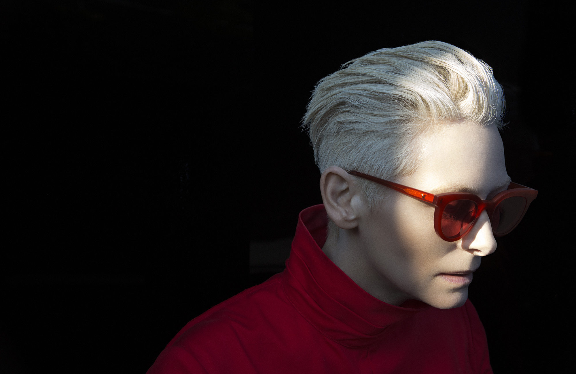 tilda swinton gentle monster sunglasses