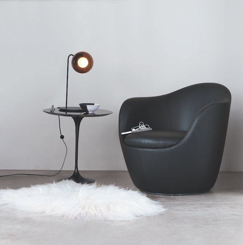 lina swivel chair dwr