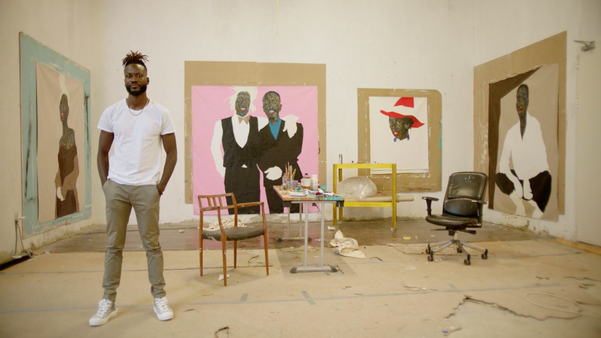 Dior décroche les tableaux de l'artiste Amoako Boafo pour les