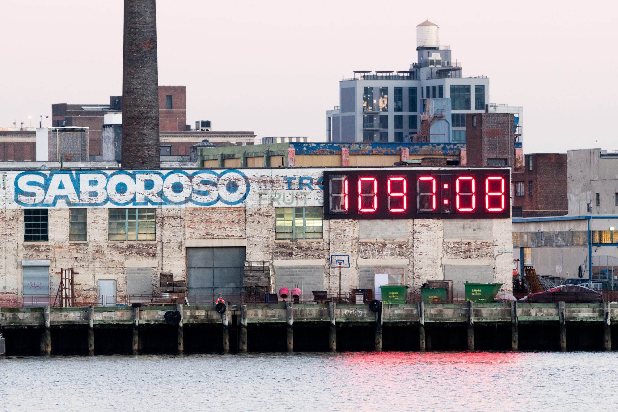 An artist s trump countdown clock goes dark and other news surface