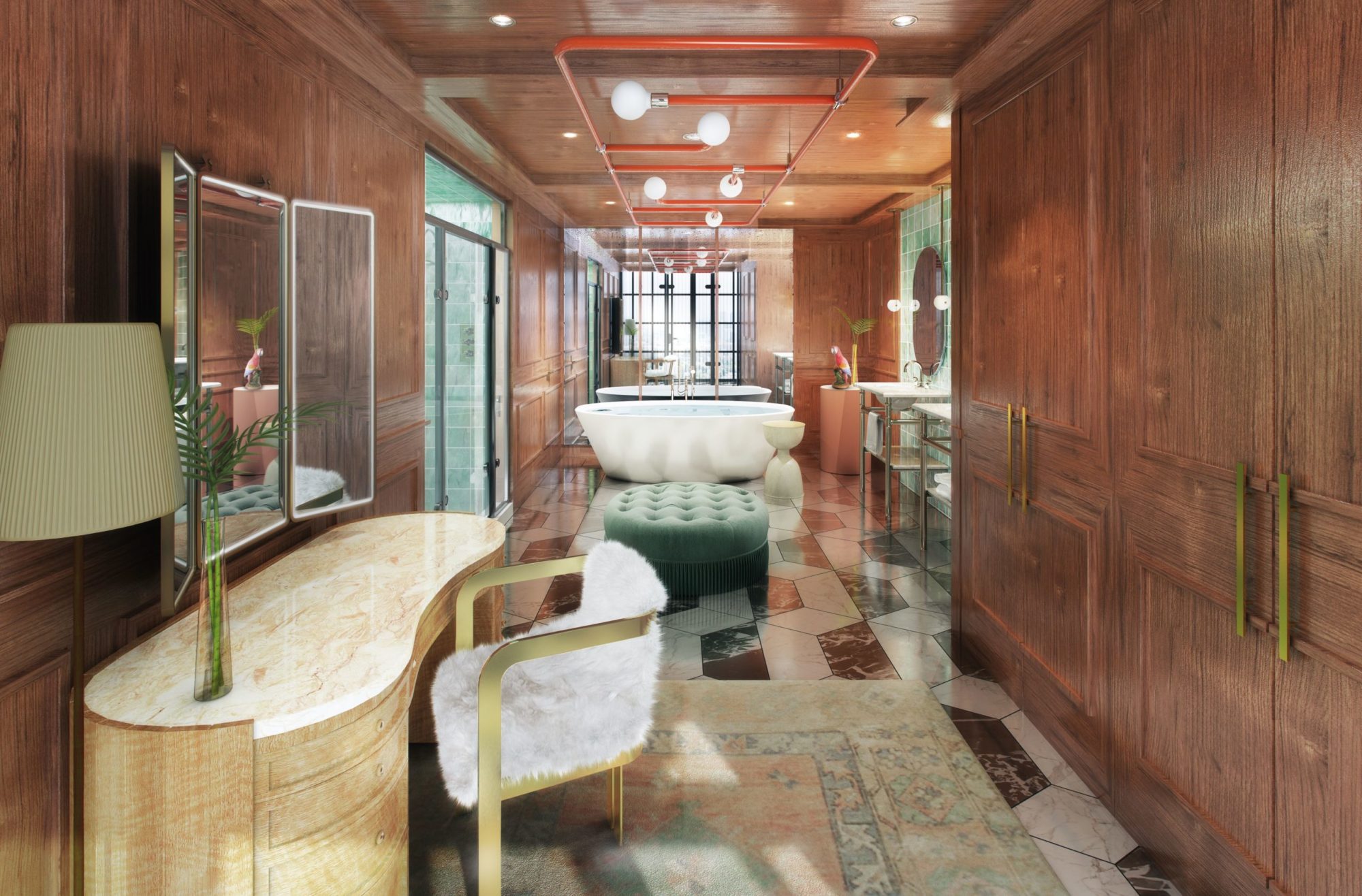 Spatial Awareness The Virgin Hotel New Orleans' Glamorous Penthouse