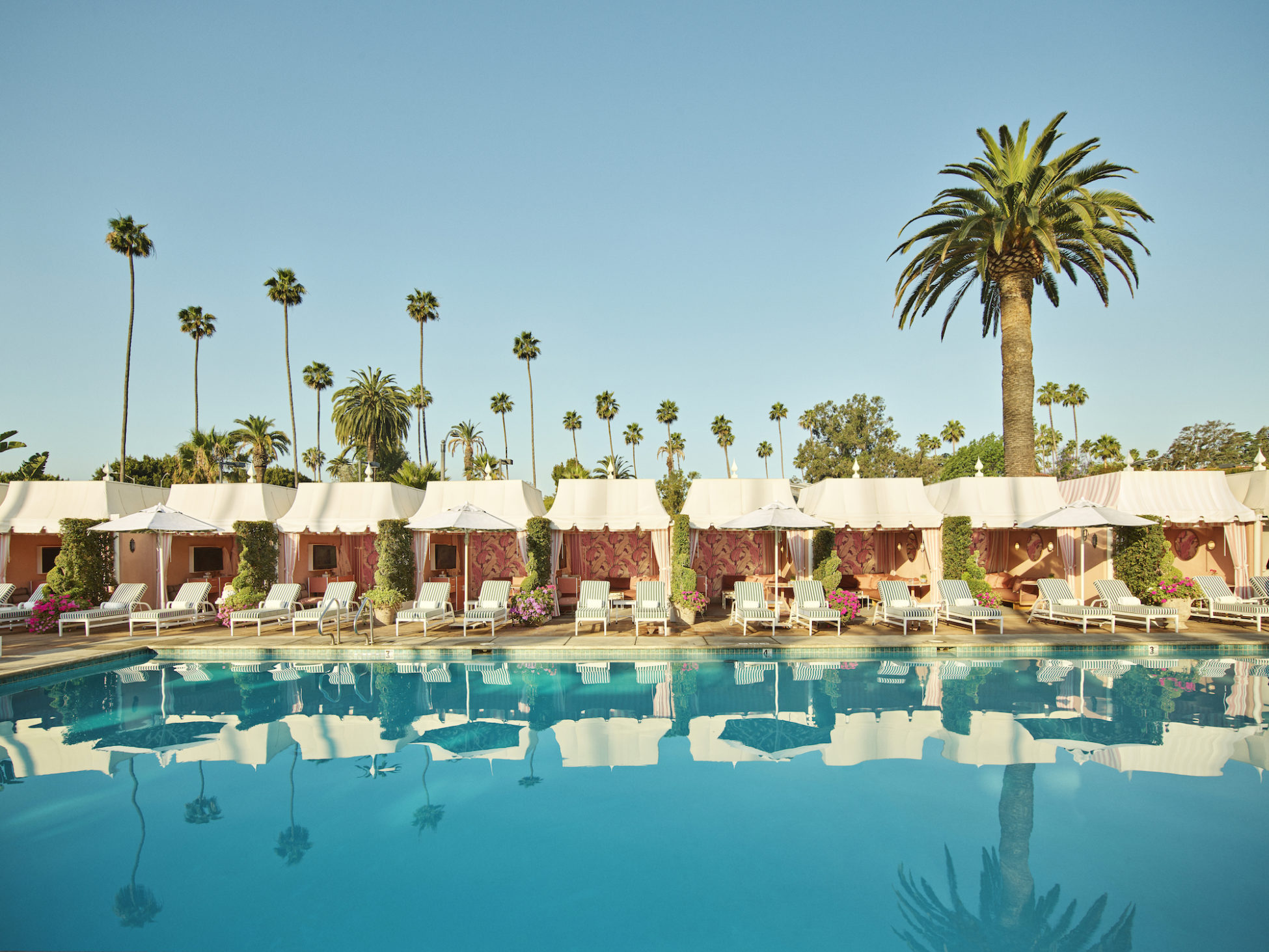 The Cabanas at the Beverly Hills Hotel Receive a Retro-Glam Makeover ...