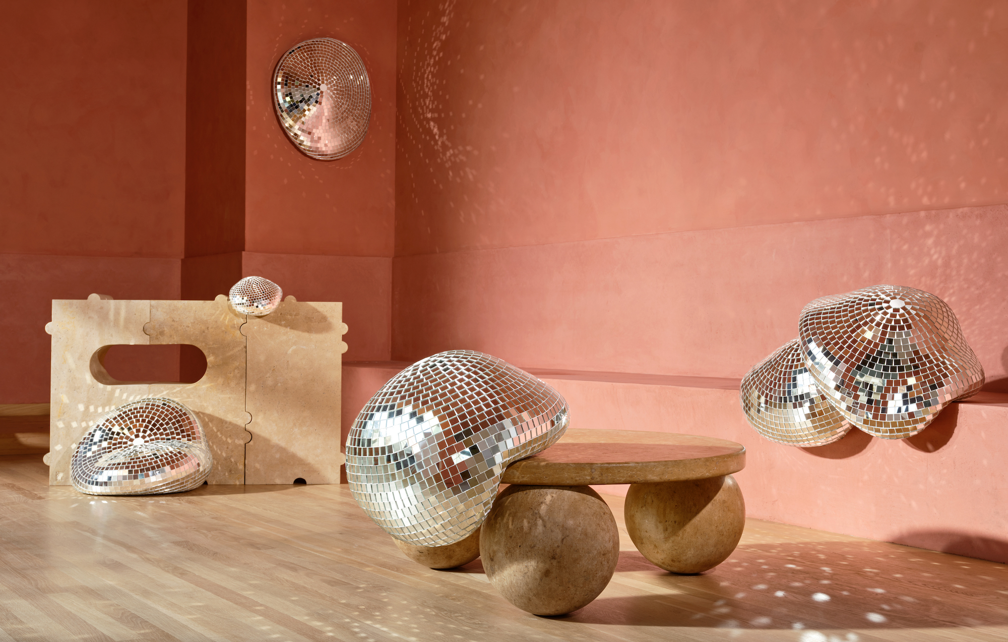 Melting Disco Ball Sculpture  Disco ball, Disco, Mirror ball