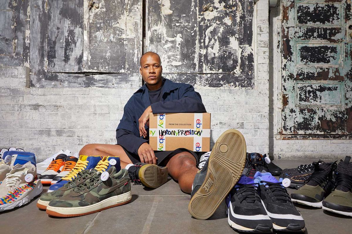 oversætter Utålelig mangel Heron Preston Is Auctioning Some of His Most Prized Sneakers, and Other News